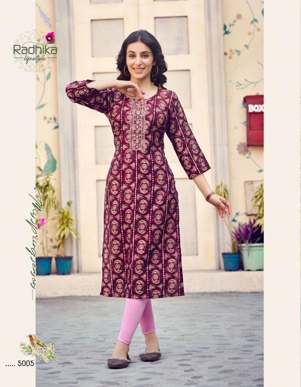 Radhika Charming Vol 5 Modal Chanderi Kurti Collection